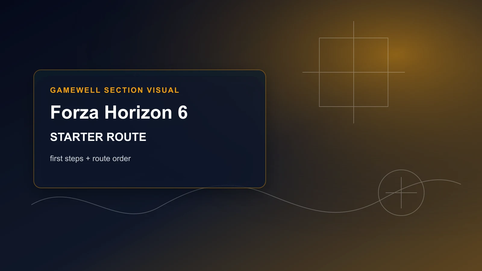 Forza Horizon 6 Starter Route Hub